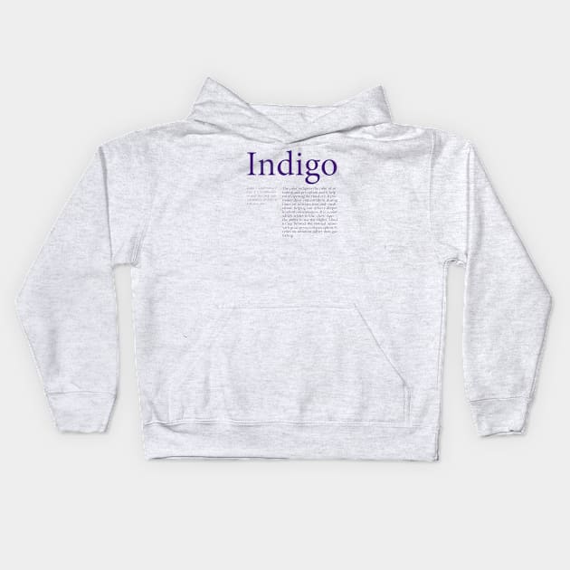 Indigo Kids Hoodie by cherries&disco